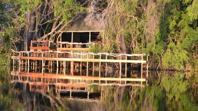 guma lagoon camp exterior camp view over river