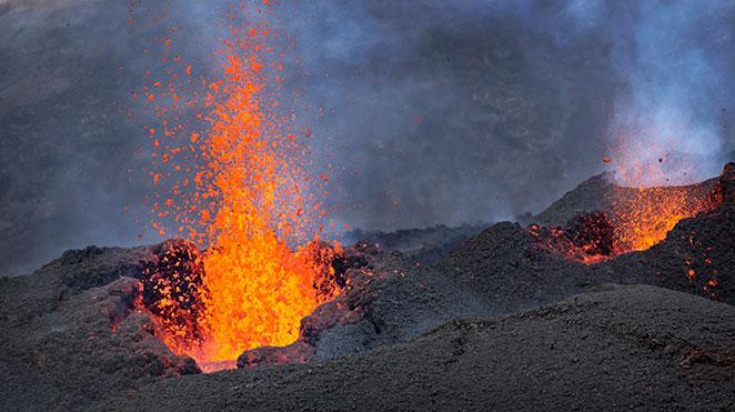 visit an active volcano and see natures power